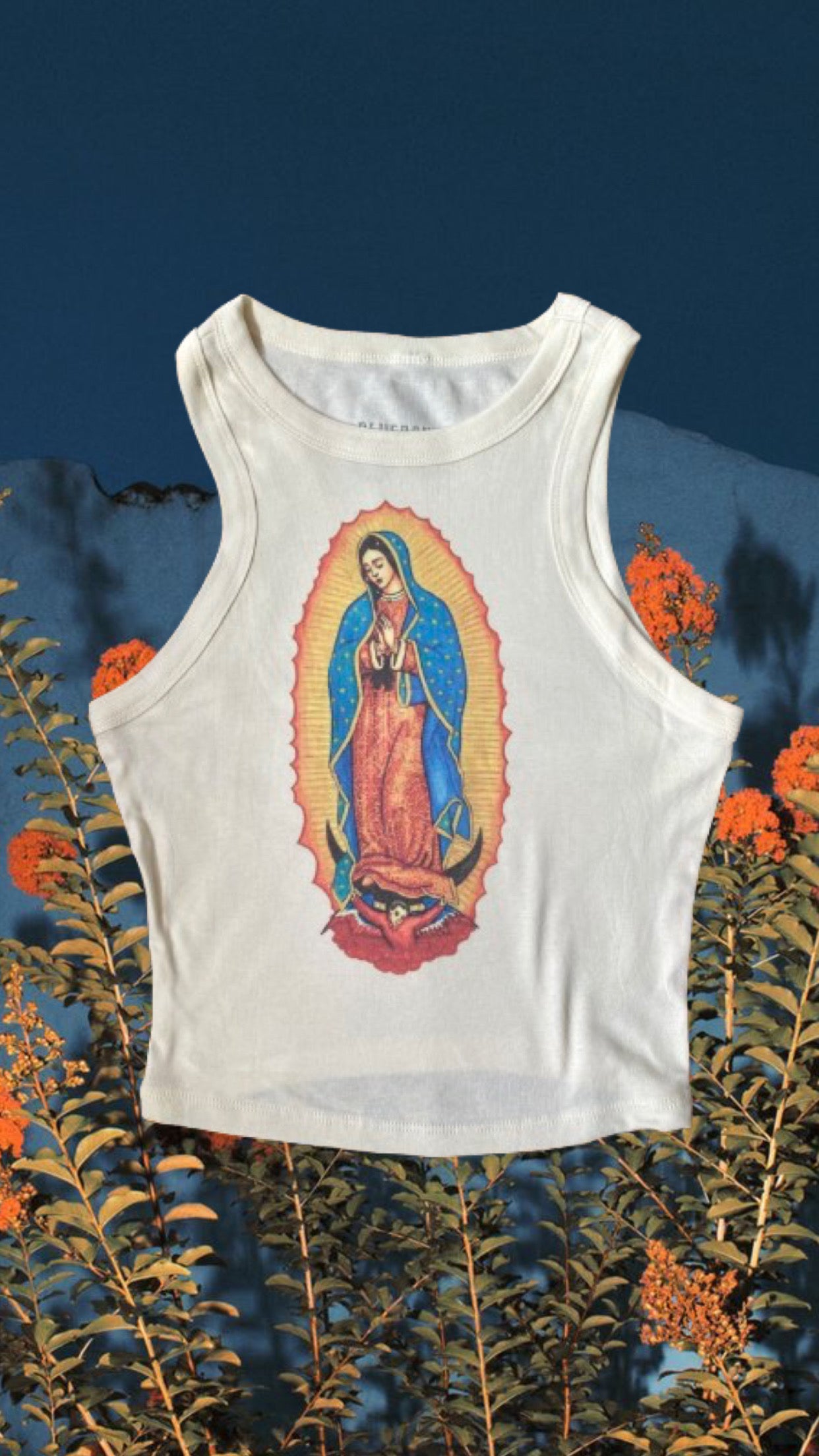 Lady of Guadalupe Crop Tank