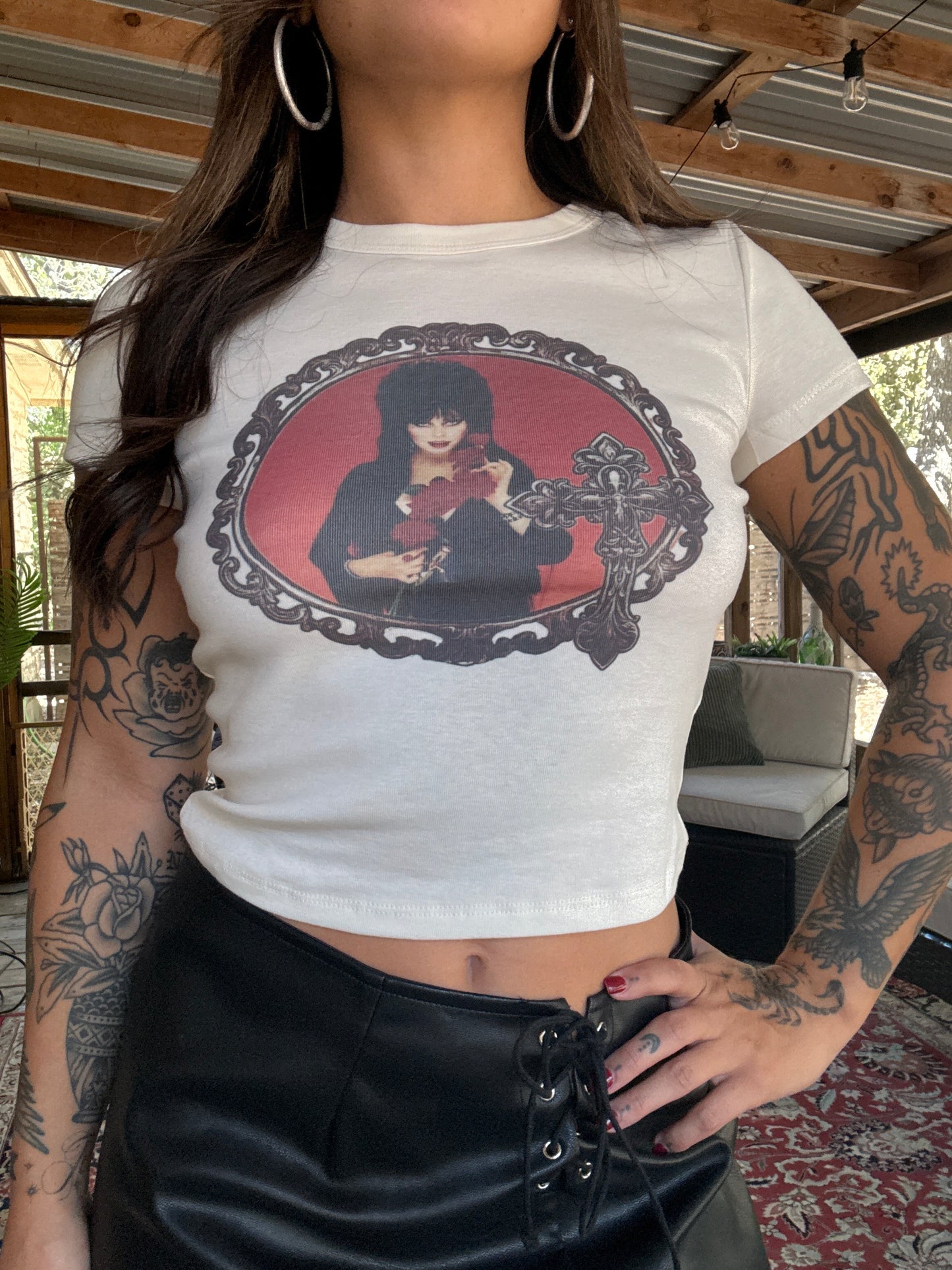 Elvira Baby Tee