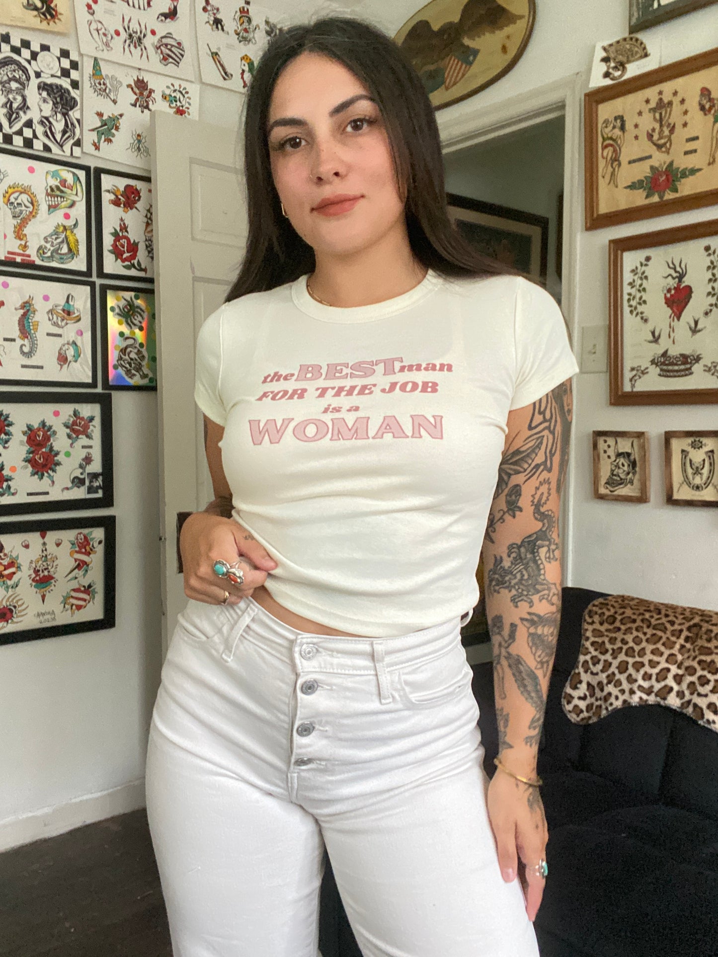 Best Man for the Job Baby Tee