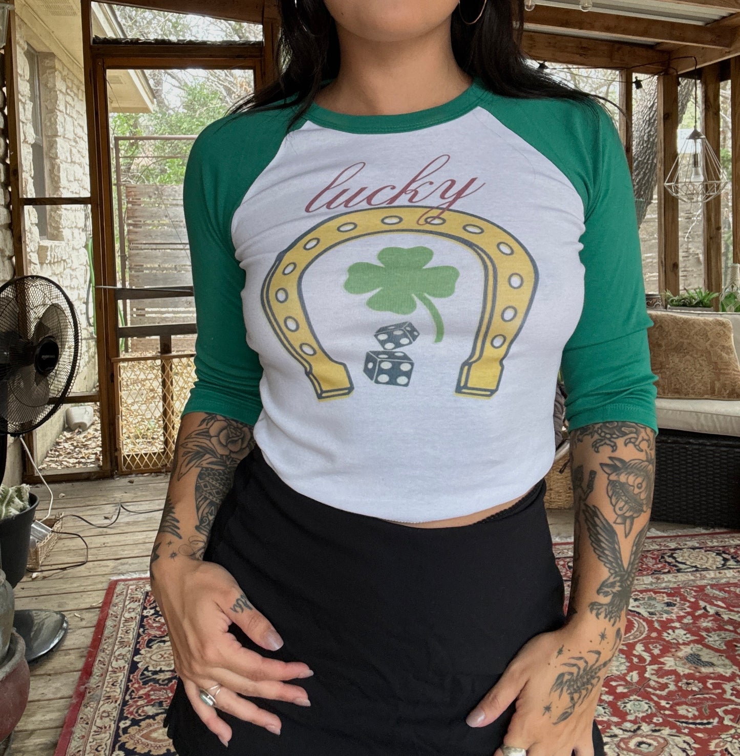 Lucky Raglan Tee