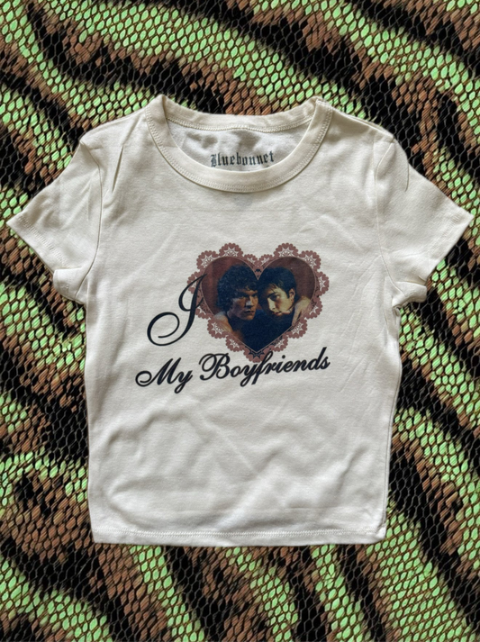 I Love My Boyfriends Baby Tee