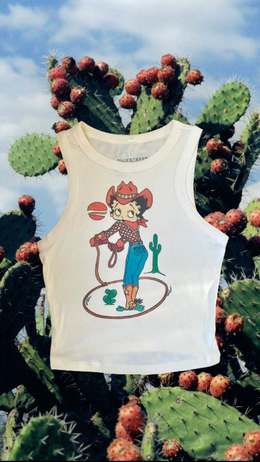 Cowgirl Betty Crop Tank