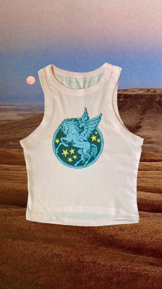 Pink Pegasus Crop Tank