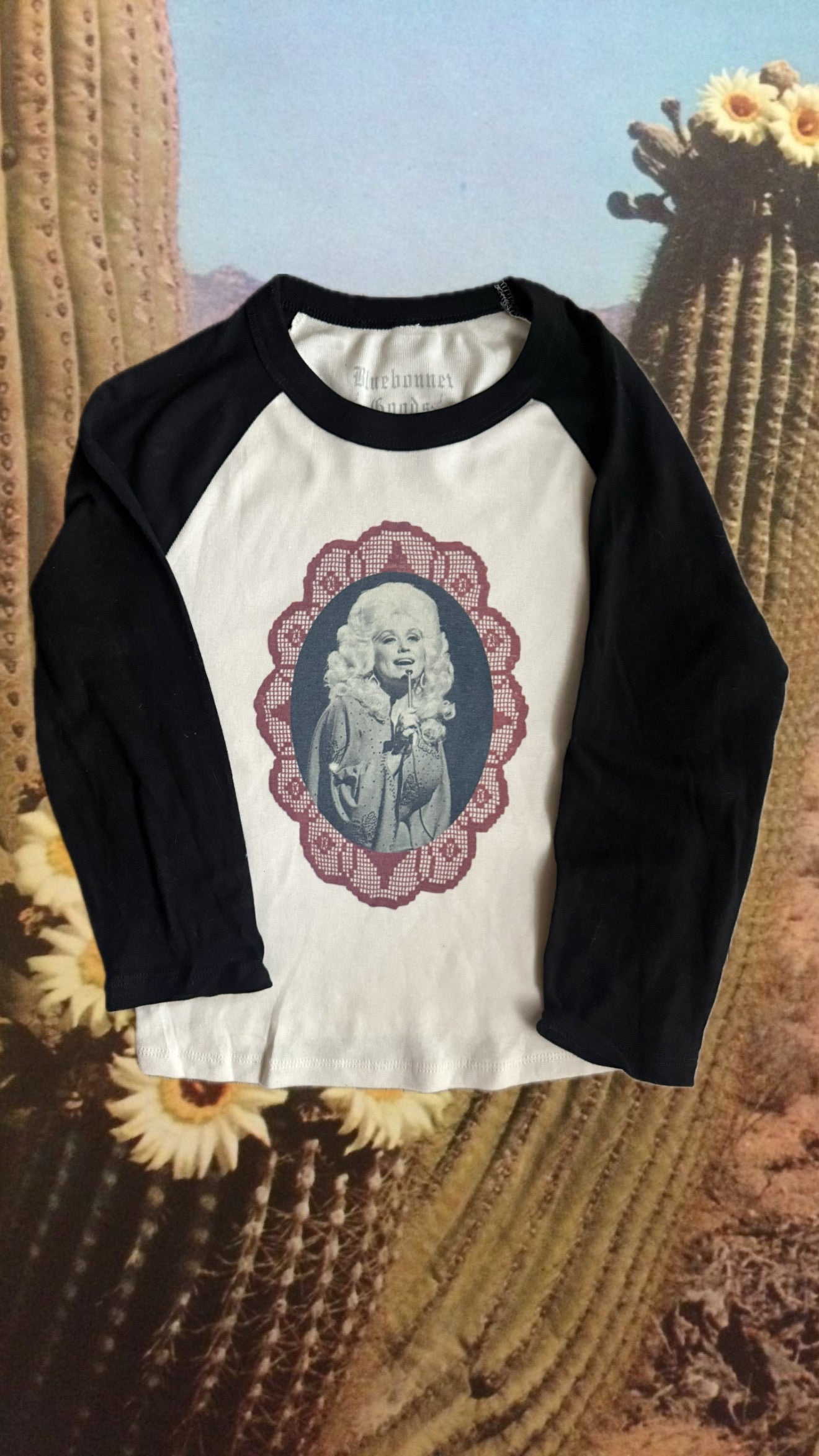 Dolly Doily Raglan Tee